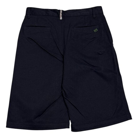 LULULEMON Vintage Y2K Chino Casual Long Black Summer Activewear Shorts Mens 30" - Picture 2 of 7